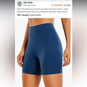 2- CRZ Yoga Biker shorts